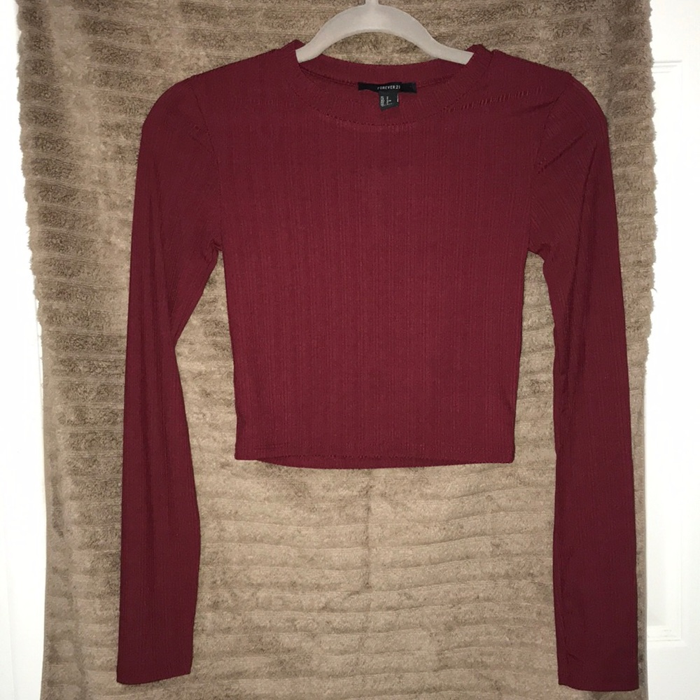 Long Sleeve Crop Top